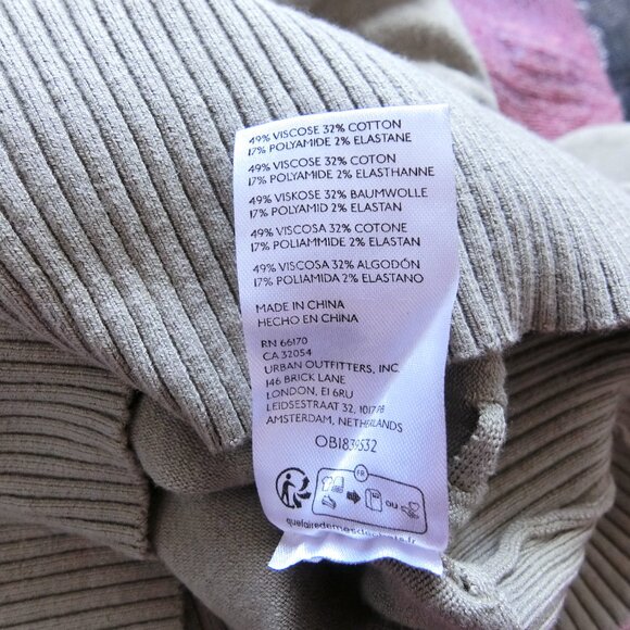 BDG Urban Outfitters Square Neck Corset-Waist Sweater - Sage Green (L) - Picture 5 of 5